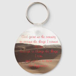Serenity Prayer Keychain Nyckelring