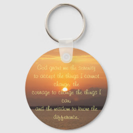 Serenity Prayer-knapp Nyckelring