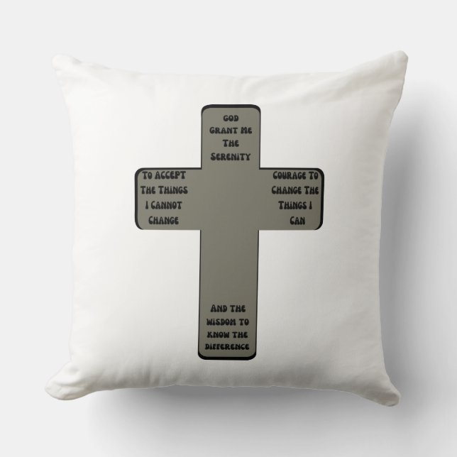 Serenity Prayer Kor Citat Kudde (Framsida)