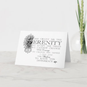 Serenity Prayer Kort
