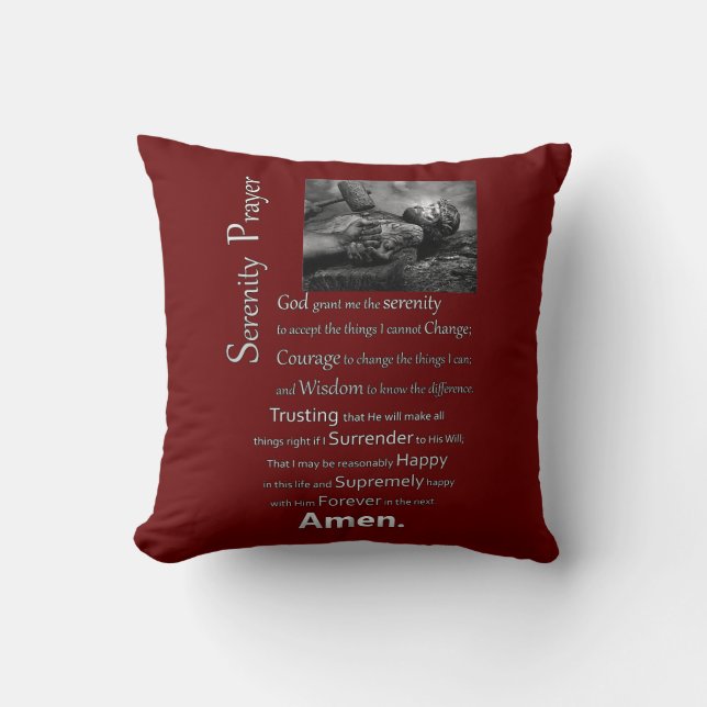 Serenity Prayer Kudde (Framsida)