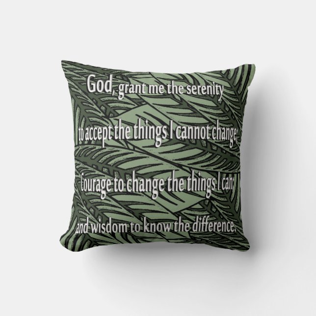 Serenity Prayer Kudde (Framsida)