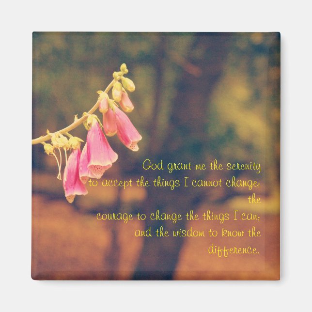 Serenity Prayer Magnet (Framsidan)