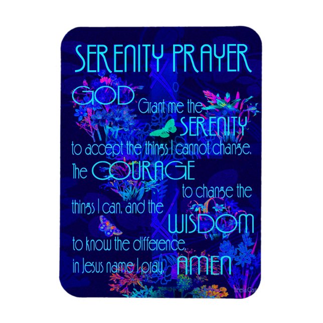 Serenity Prayer Magnet (Vertikal)