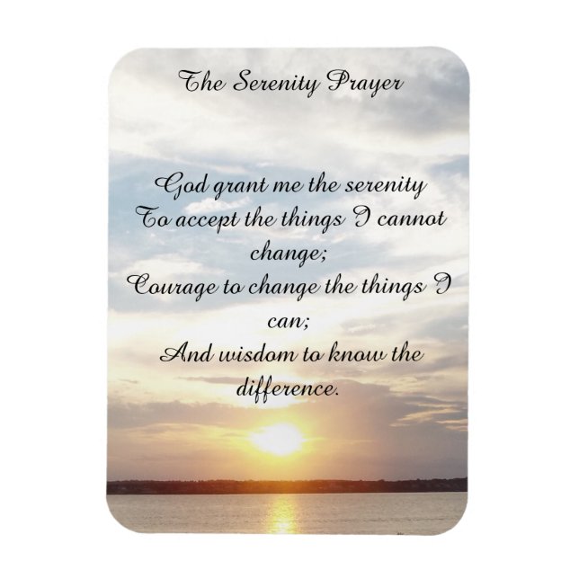 Serenity Prayer Magnet (Vertikal)