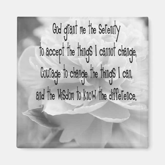Serenity Prayer Magnet (Framsidan)