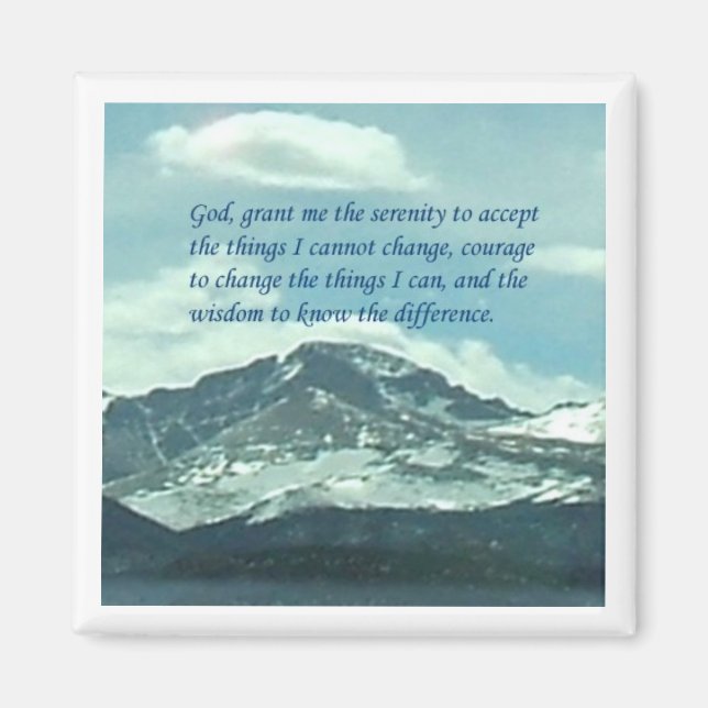Serenity Prayer Magnet (Framsidan)