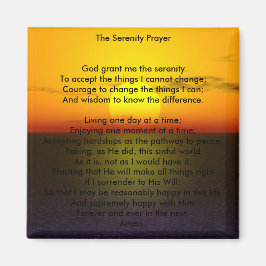 Serenity prayer magnet