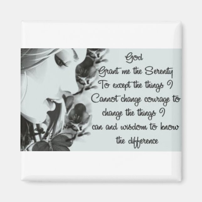 Serenity Prayer Magnet (Framsidan)