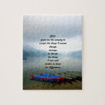 Serenity Prayer med Phewa Sjö Panoramic View