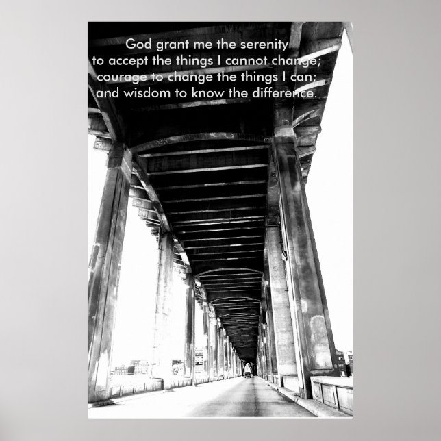 Serenity prayer Motivational Poster (Framsidan)