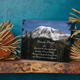 Serenity Prayer Mount Rainier liggande