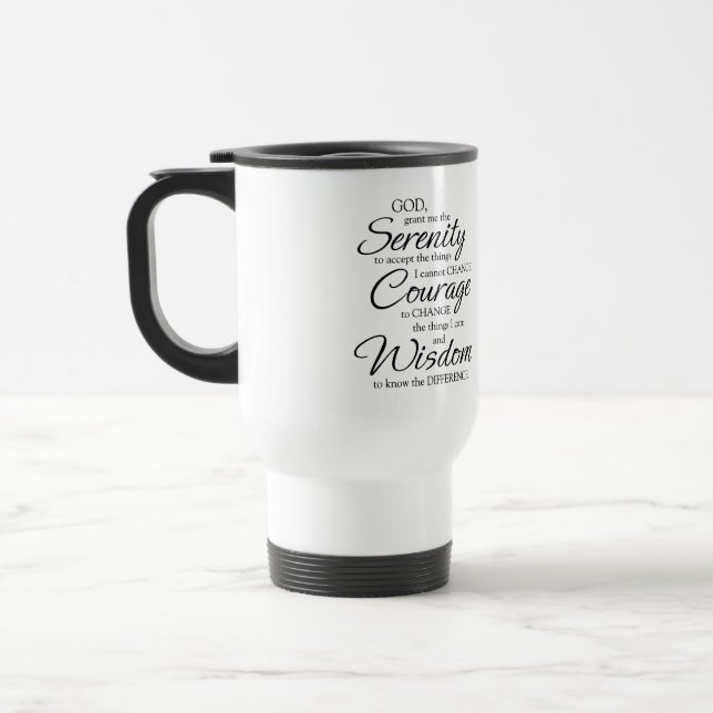 Serenity Prayer Mug Resemugg (Vänster)