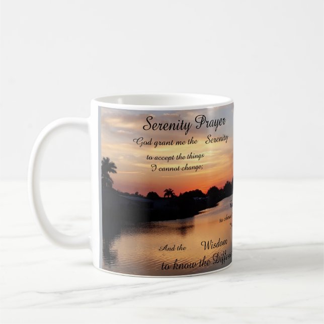 SERENITY PRAYER MUGG (Vänster)