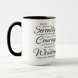 Serenity Prayer-Mugg Mugg