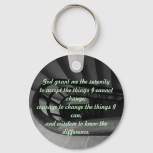 Serenity Prayer Nyckelring