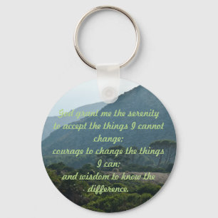 Serenity Prayer Nyckelring