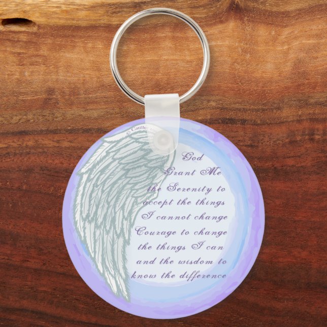 Serenity Prayer-nyckelring Nyckelring (Framsida)
