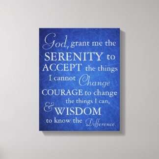 Serenity Prayer på Canvas