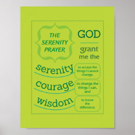 Serenity Prayer Poster