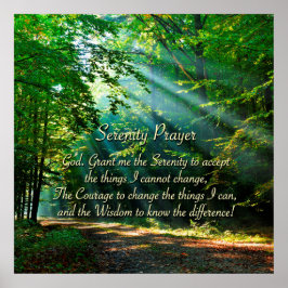 Serenity Prayer Poster