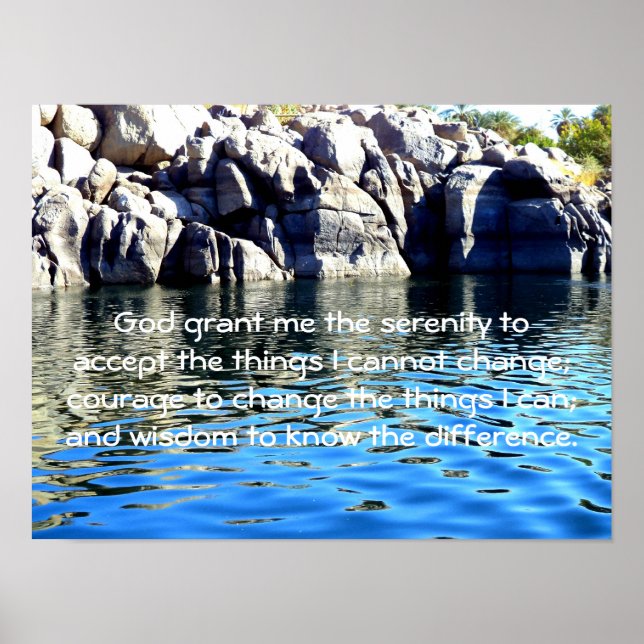 Serenity Prayer Poster (Framsidan)