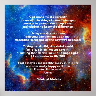 Serenity Prayer Poster