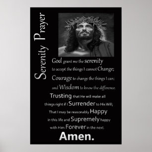 Serenity Prayer Poster