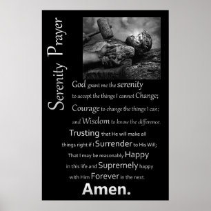 Serenity Prayer Poster