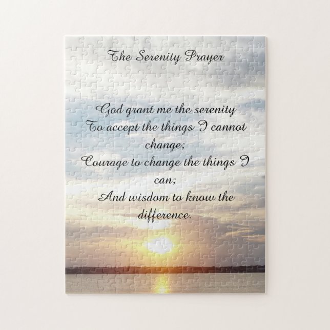 Serenity Prayer Pussel (Vertikal)