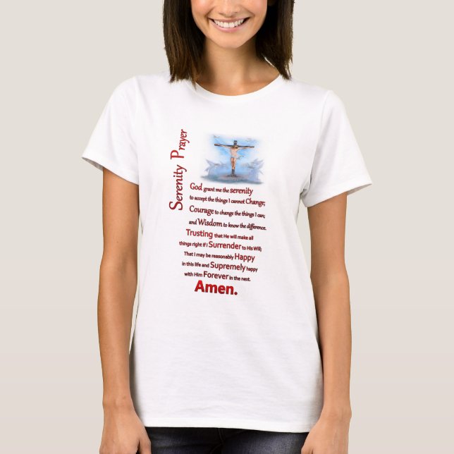 Serenity Prayer R.C T Shirt (Framsida)
