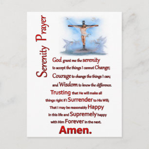 Serenity Prayer R.C Vykort