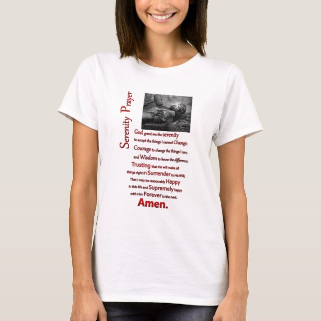 Serenity Prayer Red Hammer Tee (Framsida)