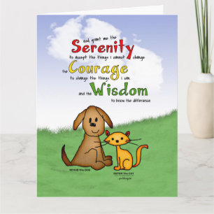 Serenity Prayer: Rehab & Detox, styrka/återställni Kort