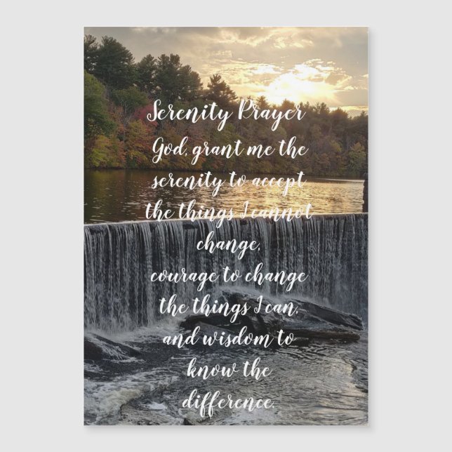 Serenity prayer RI FALLS  Ponaganset   (Framsida)