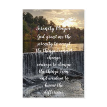 Serenity prayer RI FALLS Ponaganset