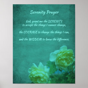 Serenity Prayer Ro inspiration Poster