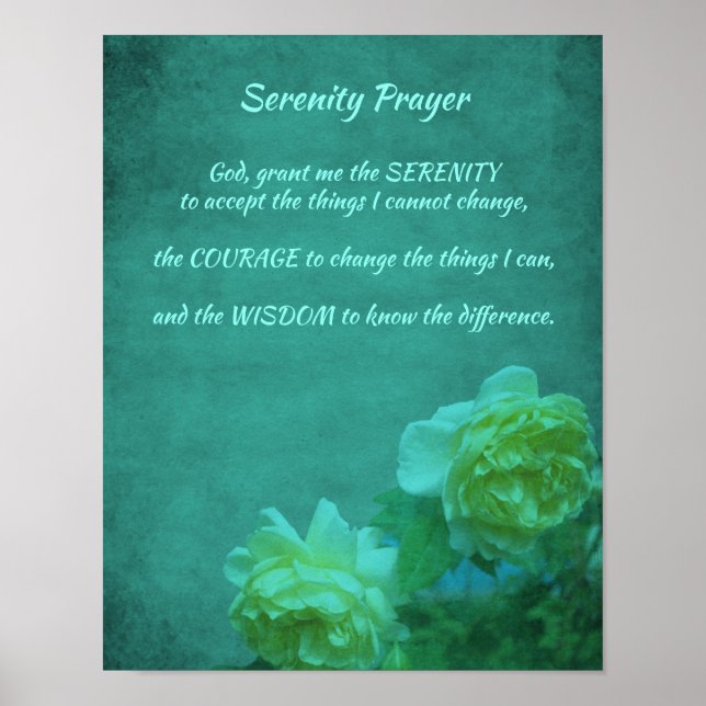 Serenity Prayer Ro inspiration Poster (Framsidan)