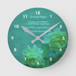 Serenity Prayer Ro inspiration Rund Klocka