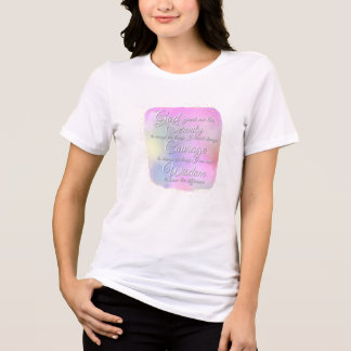 Serenity Prayer Rosa och Guld Kaffe Mugg T Shirt