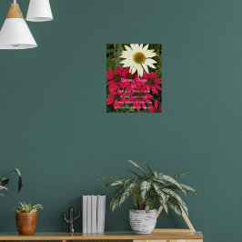 Serenity Prayer Rudbeckior Blommig Fotografisk Poster