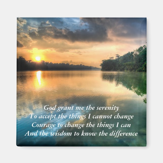 Serenity Prayer Scenia Magnet (Framsidan)