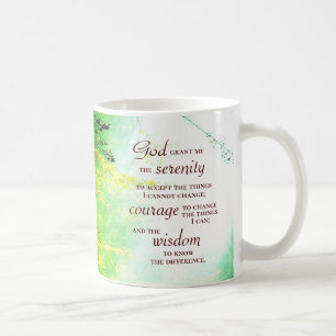 Serenity Prayer, skogen Kaffemugg