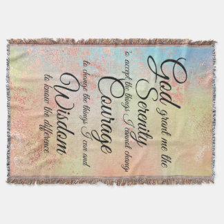 Serenity Prayer Tapestry Design Filt