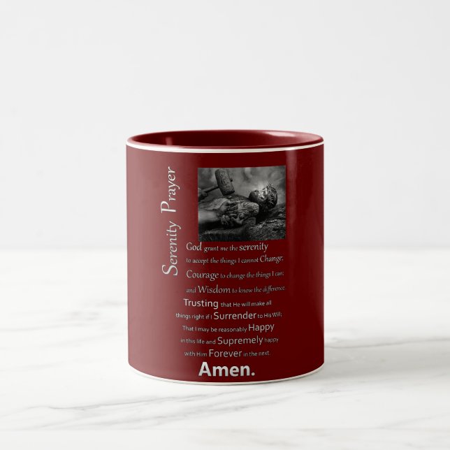 Serenity Prayer Två-Tonad Mugg (Center)