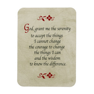 Serenity Prayer/Vintage Stil Magnet