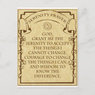 SERENITY PRAYER VYKORT