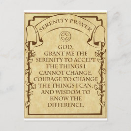 SERENITY PRAYER VYKORT