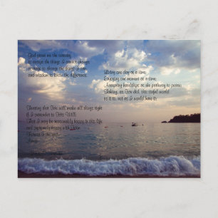 Serenity Prayer Vykort