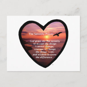 Serenity Prayer Vykort